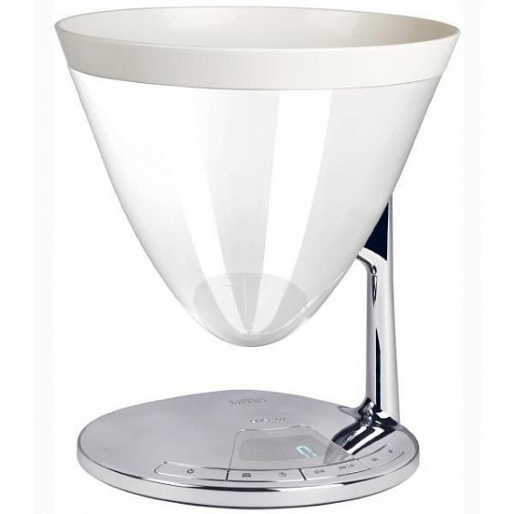 Весы кухонные BUGATTI scale-timer uma white