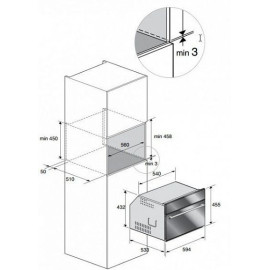 Пароварка встраиваемая BELTRATTO vfmc 4500n