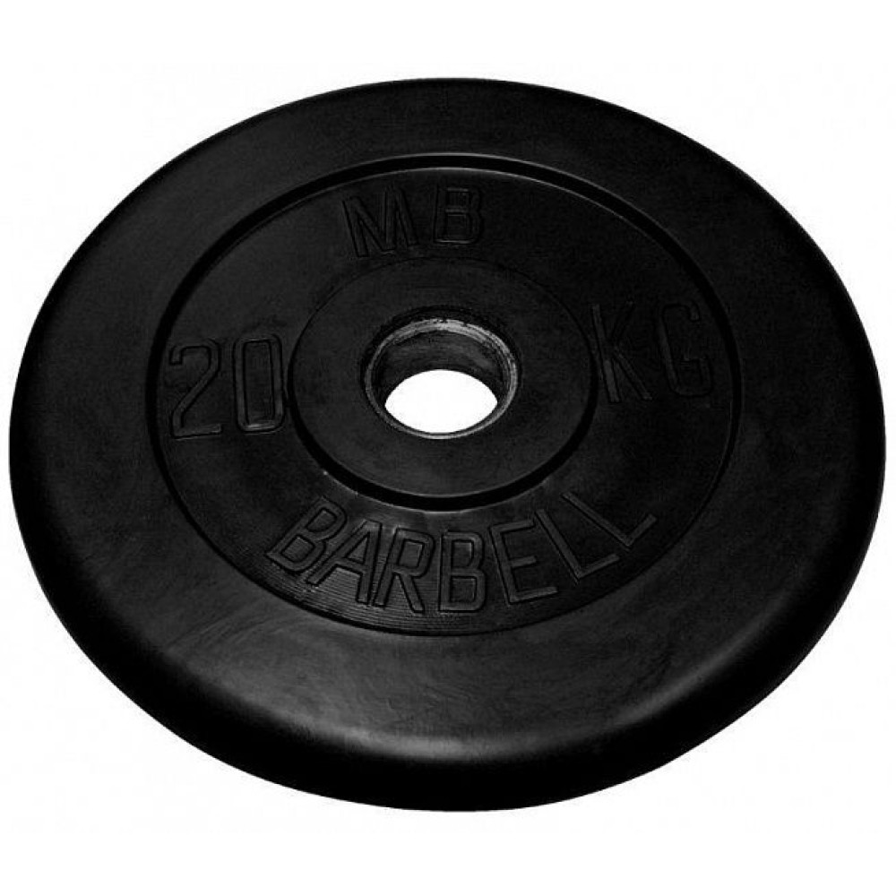 Диск обрезиненный MB Barbell MB-PltB31-20