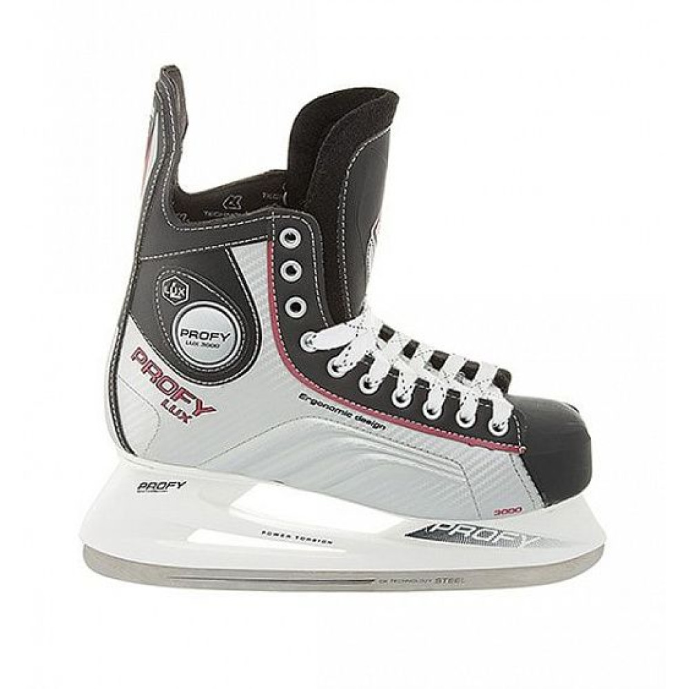 Коньки хоккейные СК (Спортивная коллекция) Profy lux 3000 Red 35