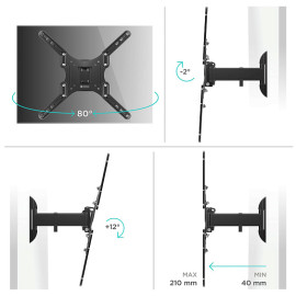Кронштейн для телевизора KRON M2 Black