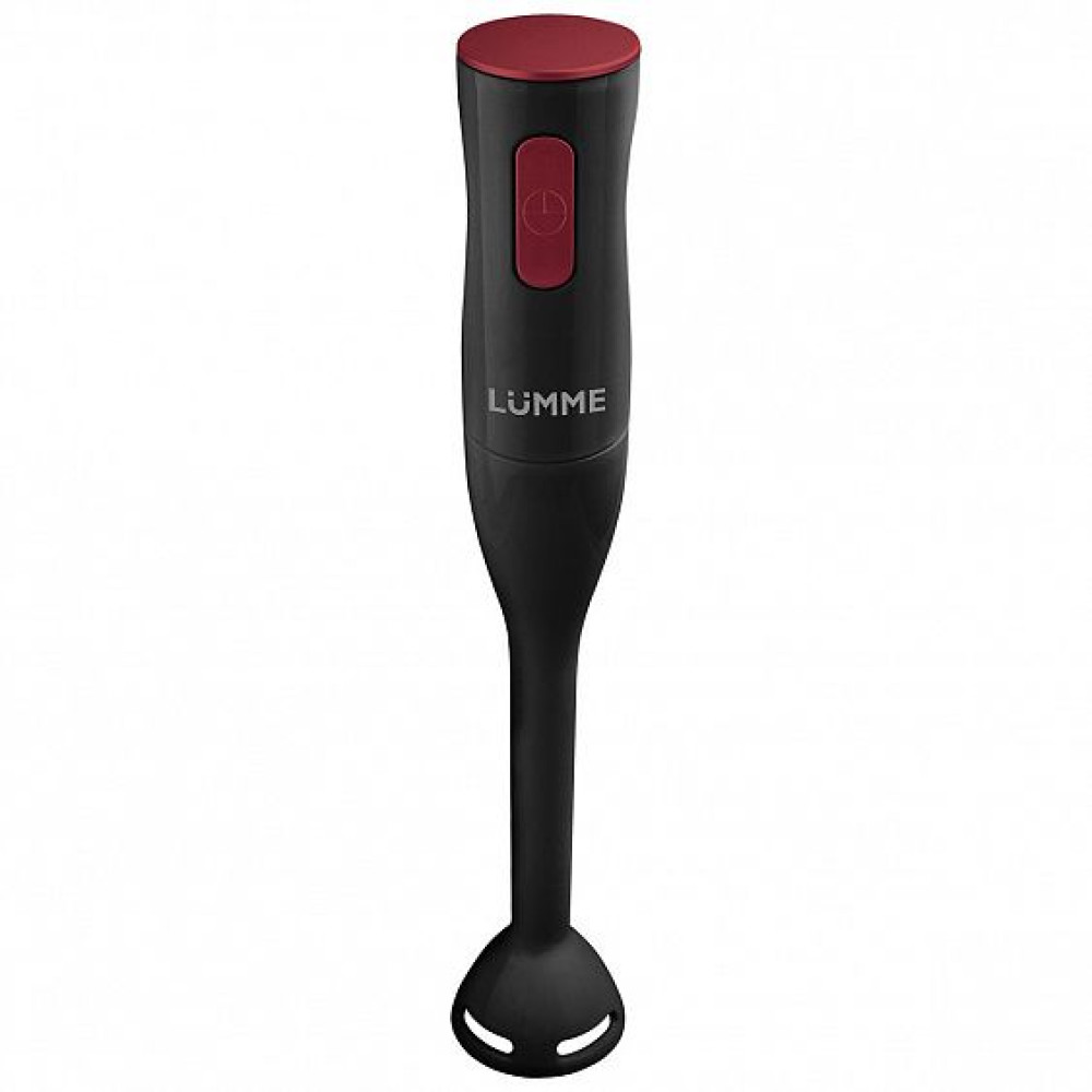 Блендер погружной LUMME LU-1831 черный/красный гранат