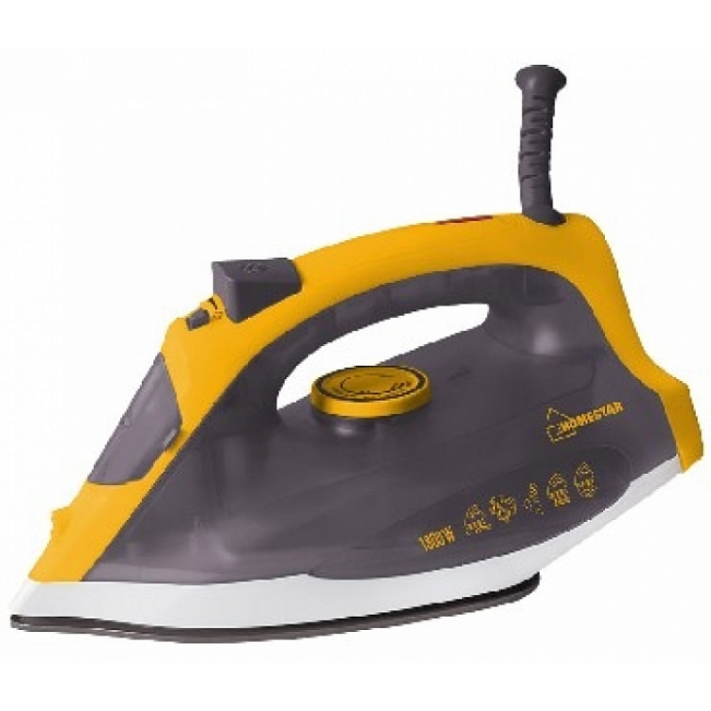 Утюг HOMESTAR HS-4005 желто-серый
