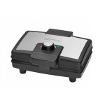 Вафельница CLATRONIC WA 3606 schwarz-inox