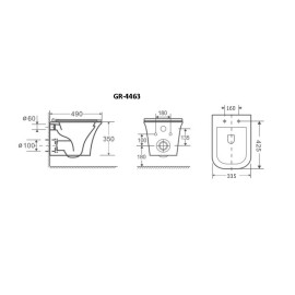 Унитаз GROSSMAN Classic GR-4463S