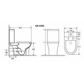 Унитаз GROSSMAN Classic GR-4465S