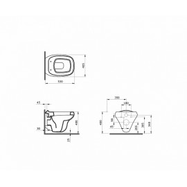 Унитаз AMBASSADOR Diamond 123T20901R
