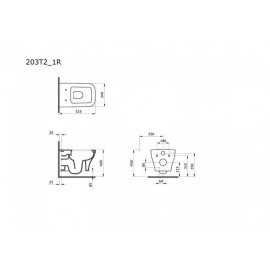Унитаз AMBASSADOR Benefit 203T20301R-202T20301