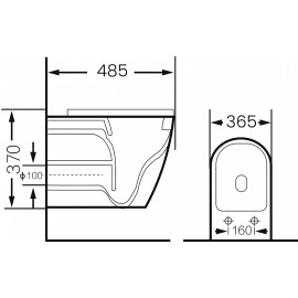 Унитаз GROSSMAN GR-4455BLMS