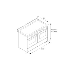 Варочный центр BERTAZZONI PRO125I2ENET