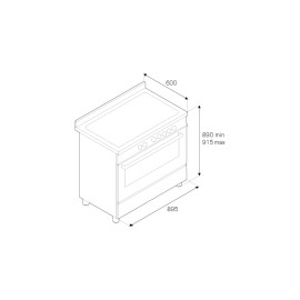 Варочный центр BERTAZZONI PRO906MFESART