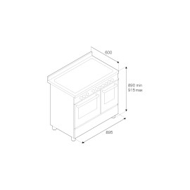 Варочный центр BERTAZZONI PRO905IMFEDBIT