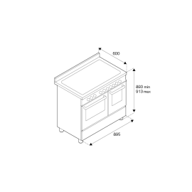 Варочный центр BERTAZZONI HER96L2ENET
