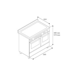 Варочный центр BERTAZZONI PRO105I3ENET