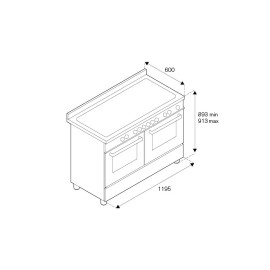Варочный центр BERTAZZONI HER125I2ENET
