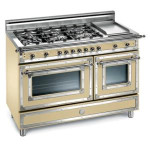 Комбинированная плита BERTAZZONI h48 6g mfe cr n/ottone