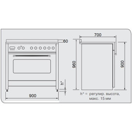 Комбинированная плита KUPPERSBERG ZBM 6699 C