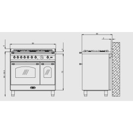 Варочный центр LOFRA RSD96GVGTE/Ci CHROME