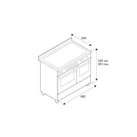 Варочный центр BERTAZZONI PRO106L2EXT