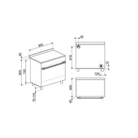 Варочный центр SMEG CPF9GMOR1