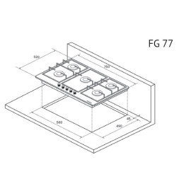 Варочная поверхность KUPPERSBERG FG 77 W