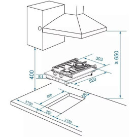 Варочная поверхность HAIER HHX-G32CWLB