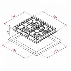 Поверхность TEKA EX 60.1 4G AI AL CI DR (40212215)