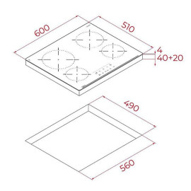 Варочная поверхность TEKA TBC 64010 TTC BLACK (112550014)