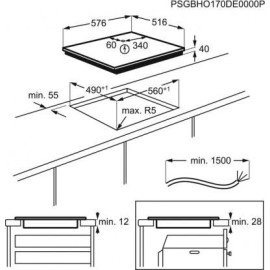Варочная поверхность AEG HRB64470XB