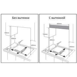 Варочная поверхность WEISSGAUFF HGG 641 BV Volcano Burner Nano Glass