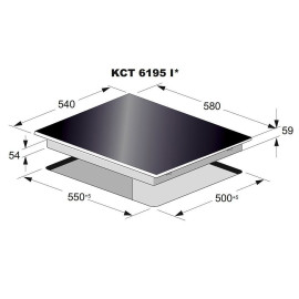Варочная поверхность KAISER KCT 6195 IRotEm