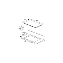 Варочная поверхность BERTAZZONI P905I2M30NV