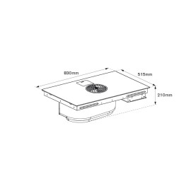 Варочная поверхность BERTAZZONI P804ICH2M37NT