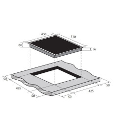 Варочная поверхность ZUGEL ZIH453W