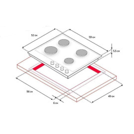 Варочная поверхность SIMFER H60H41G570