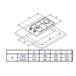 Варочная поверхность WEISSGAUFF HGG 320 BGL