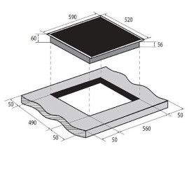 Варочная поверхность ZUGEL ZIH604W
