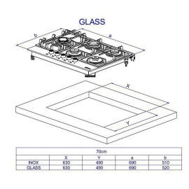Варочная поверхность DELONGHI GERMANA 7GW BB