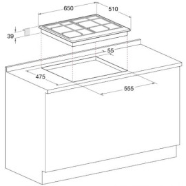 Поверхность HOTPOINT-ARISTON PKLL 751 T/IX/HA EE