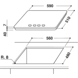 Варочная поверхность WHIRLPOOL GMW 6422/IXL EE