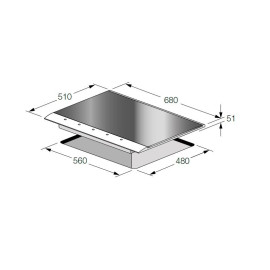 Варочная панель FULGOR QLH 705 G WK BK
