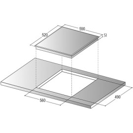 Варочная панель RAINFORD RBH-8622BS White