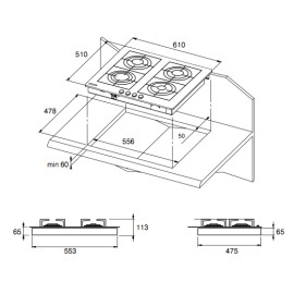 Вытяжка RAINFORD rch-1502 metalic