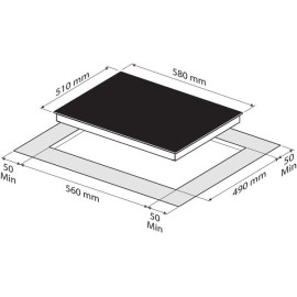 Поверхность KORTING HK 60001 B