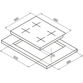Поверхность KORTING hg 630 ctn pro