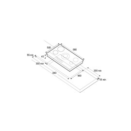 Варочная поверхность BERTAZZONI P9101D9X/19