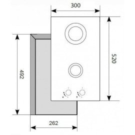 Варочная поверхность AKPO PGA 302 FGC2 BL