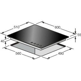 Варочная поверхность Kaiser KCG 6394 W Turbo Romb