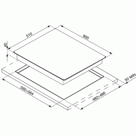 Варочная панель SMEG PV163S2