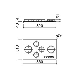 Варочная поверхность BARAZZA 1PMD95N